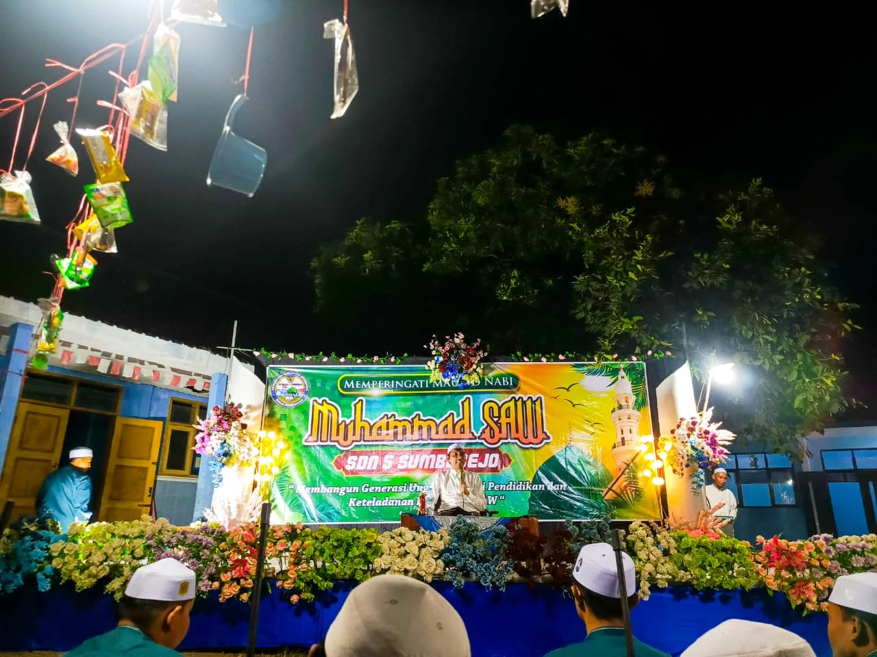 ACARA MAULID NABI MUHAMMAD SAW DI SDN 5 SUMBEREJO